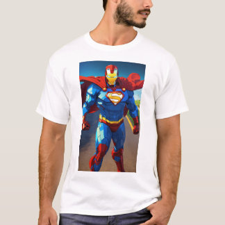 Powerful Superhero Wall Art Print - Inspire Your S T-Shirt