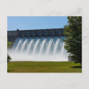 Powerful Table Rock Dam Postcard