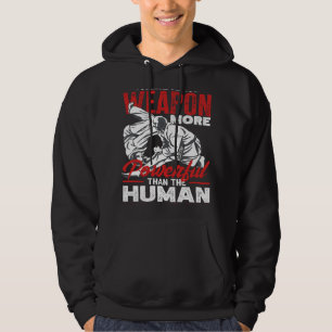 Powerful Than The Human Mind Aikido Karate Jiu Jit Hoodie