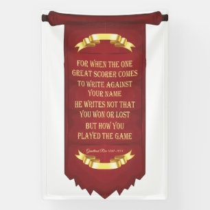 Powerful thought provoking Motivational verse Banner