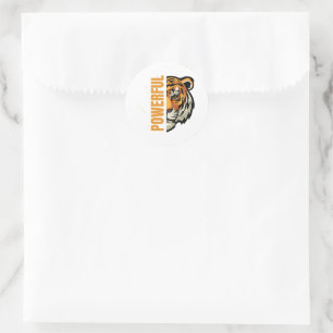 Powerful Tiger Sticker