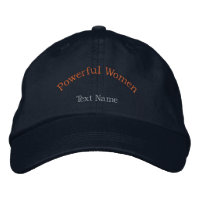 Powerful Women Printed Text Proudly Inspire-Hat