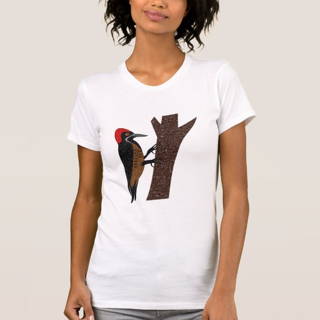Powerful Woodpecker T-Shirt (Front)