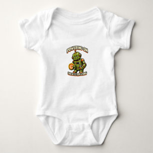 Powering On Can Be So Depleting Robot Baby Bodysuit