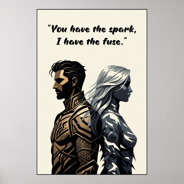 Powerless Book Quote Poster (Front)