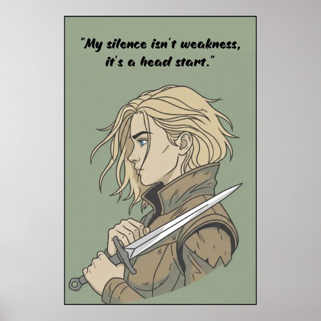 Powerless Book Quote Poster (Front)