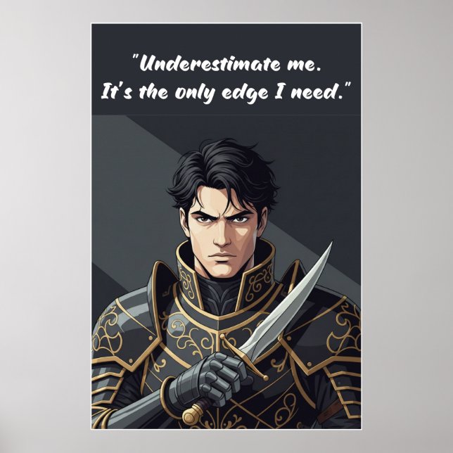 Powerless Book Quote Poster (Devant)