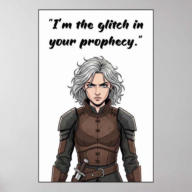 Powerless Quote Poster (Front)