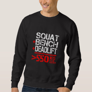 Powerlifting 550 kg Club Member Sweatshirt