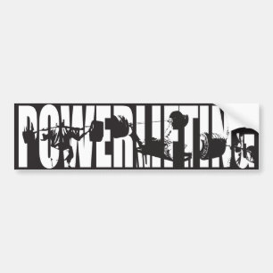 Powerlifting Bumper Sticker