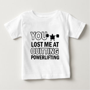 Powerlifting designs baby T-Shirt