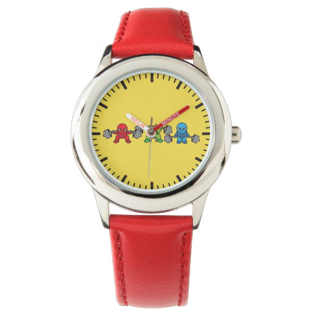 Powerlifting Kawaii - Squat, Bench Press, Deadlift Watch (Front)
