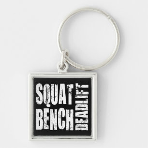 Powerlifting - Squat, Bench, Deadlift Keychain
