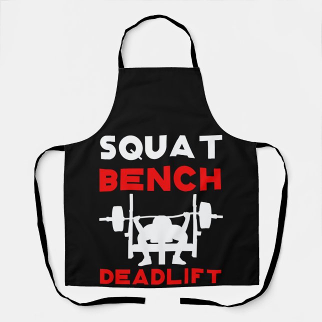 Powerlifting  Squat Bench Deadlift Weightlifting Apron (Front)