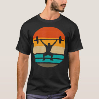 Powerlifting Weight Lifting Squat Bench Vintage T-Shirt