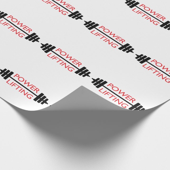 POWERLIFTING WRAPPING PAPER (Corner)