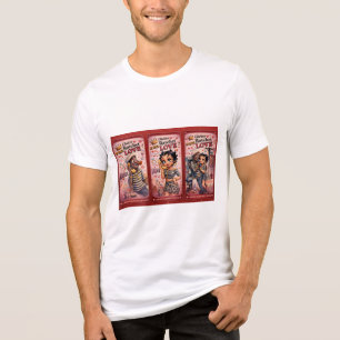 PowerOf3Brand Triple Vision Red Panel Graphic Tee