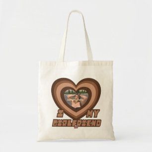 PowerPuff Dingus Brown Heart - GIRLFRIEND Tote Bag