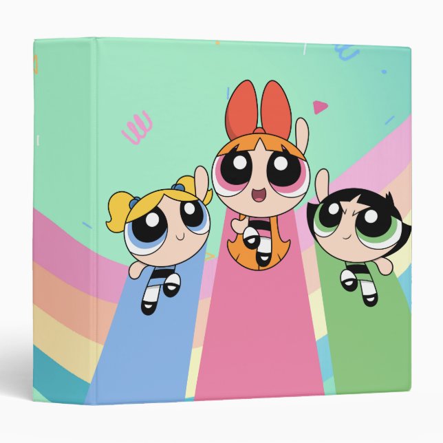 Powerpuff Girls Fly High Binder (Front/Spine)