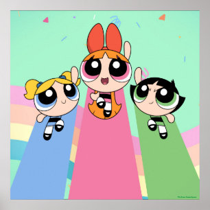 Powerpuff Girls Fly High Poster