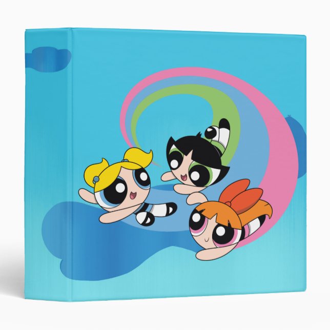 Powerpuff Girls Fly Through The Sky Binder (Front/Spine)