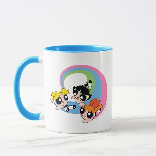 Powerpuff Girls Fly Through The Sky Mug (Left)