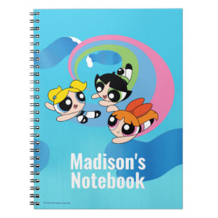 Powerpuff Girls Fly Through The Sky Notebook