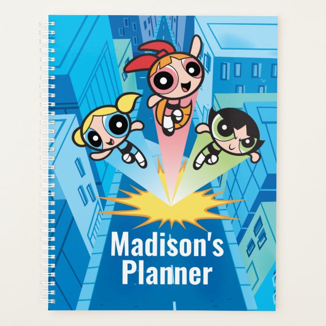 Powerpuff Girls Launch Into The Air Planner (Front)