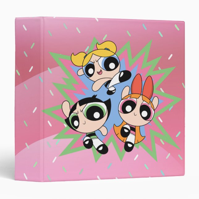 Powerpuff Girls Powfactor Binder (Front/Spine)