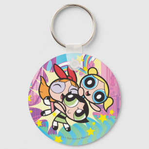 Powerpuff Girls Rule Keychain