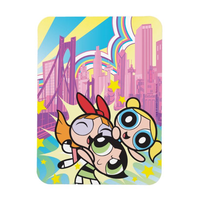 Powerpuff Girls Rule Magnet (Vertical)