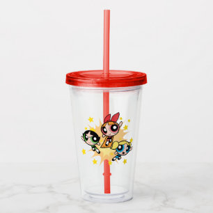 Powerpuff Girls Save The Day Acrylic Tumbler
