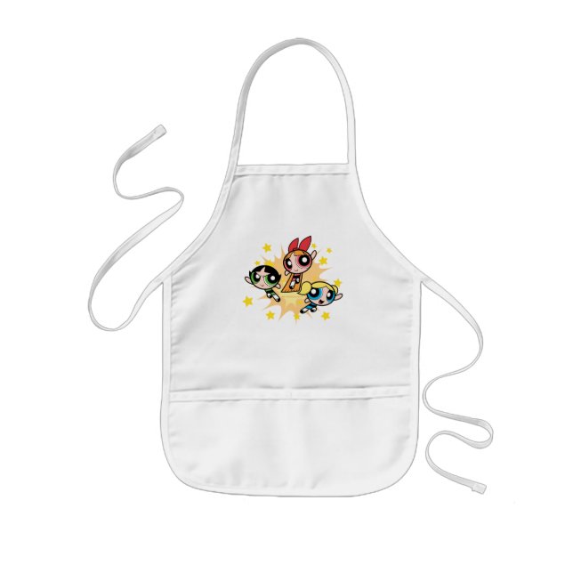 Powerpuff Girls Save The Day Kids Apron (Front)