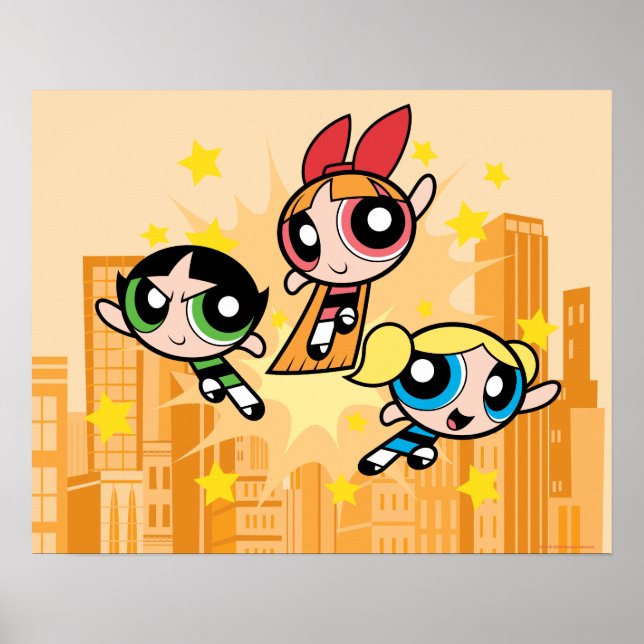 Powerpuff Girls Save The Day Poster (Front)