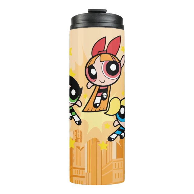 Powerpuff Girls Save The Day Thermal Tumbler (Front)
