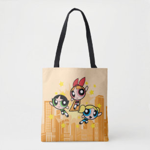 Powerpuff Girls Save The Day Tote Bag