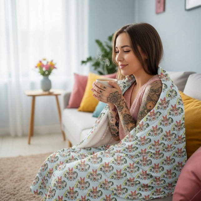 powerpuff girls Sherpa Blanket (Creator Uploaded)