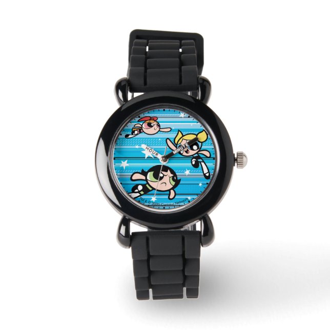 Powerpuff Girls Star Pattern Watch (Front)