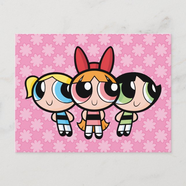 Powerpuff Girls: Sugar, Spice and Everything Nice Invitation Postcard (Front)