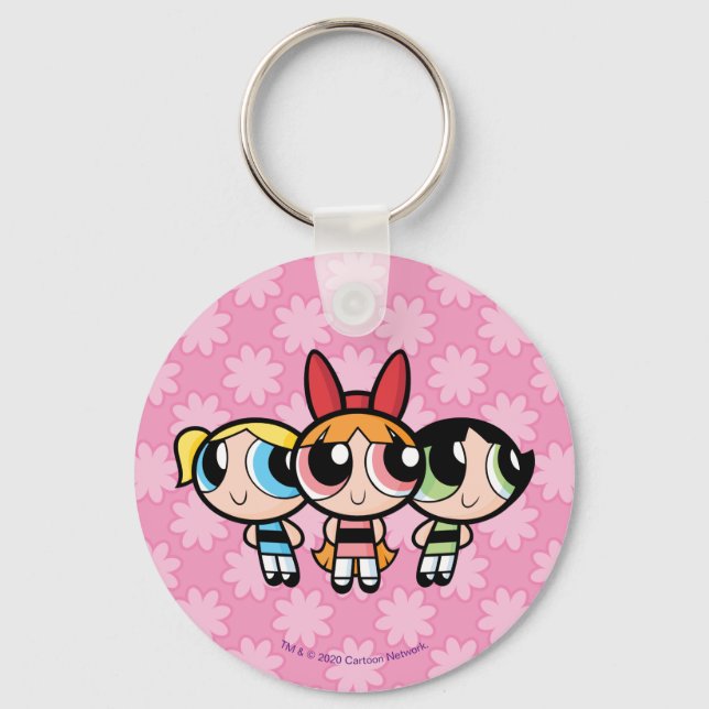 Powerpuff Girls: Sugar, Spice and Everything Nice Keychain (Front)