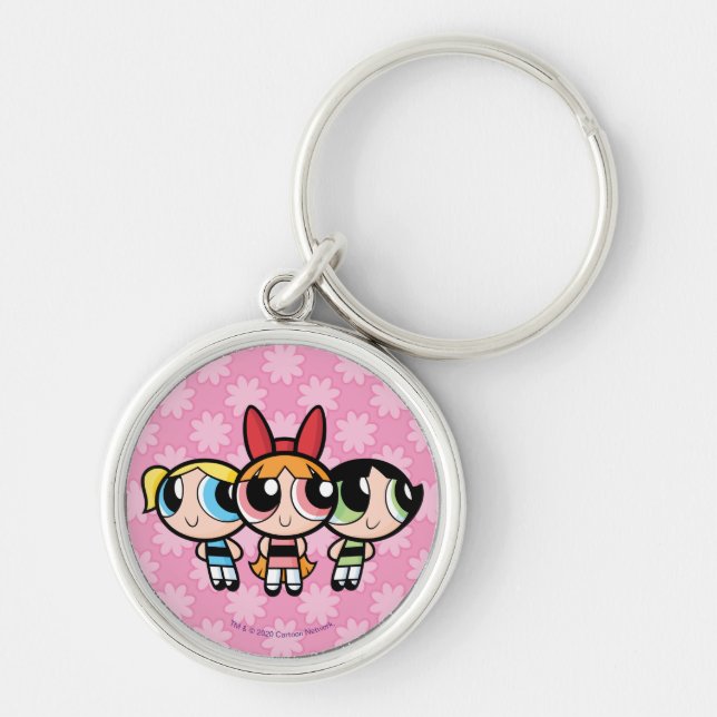 Powerpuff Girls: Sugar, Spice and Everything Nice Keychain (Front)