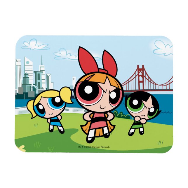Powerpuff Girls Super Fierce Magnet (Horizontal)