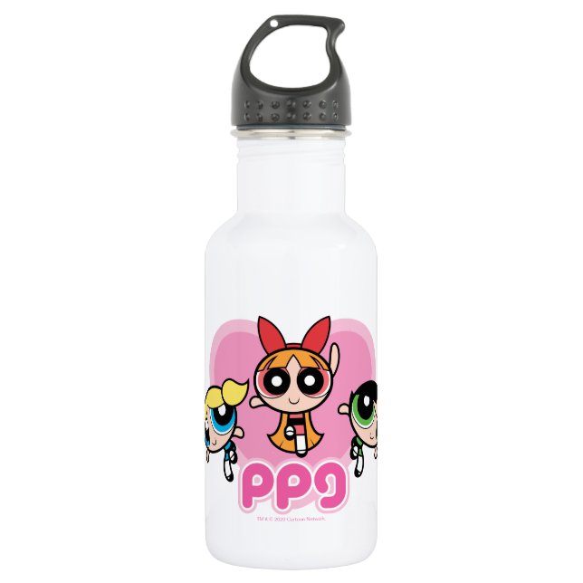 Powerpuff Girls Team Awesome 532 Ml Water Bottle (Front)