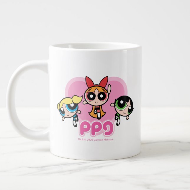 Powerpuff Girls Team Awesome Large Coffee Mug (Left)