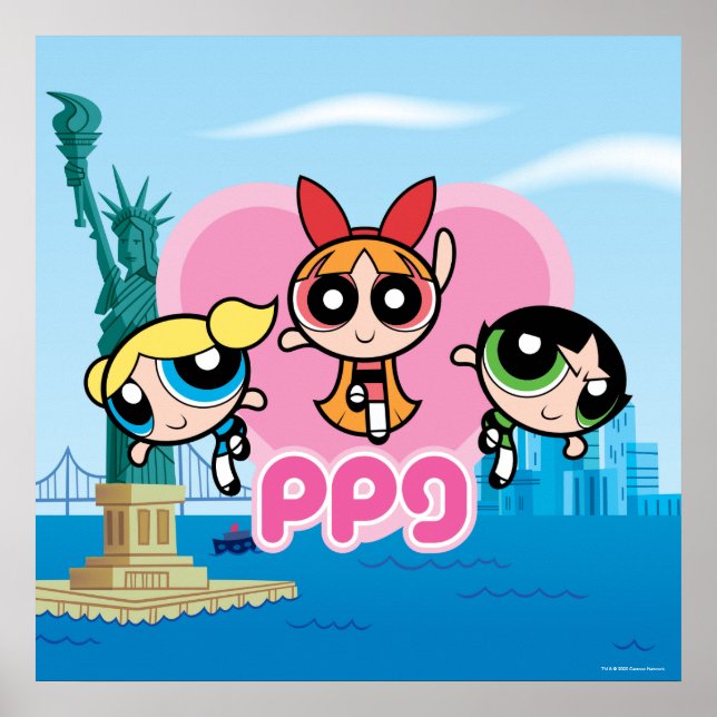 Powerpuff Girls Team Awesome Poster (Front)