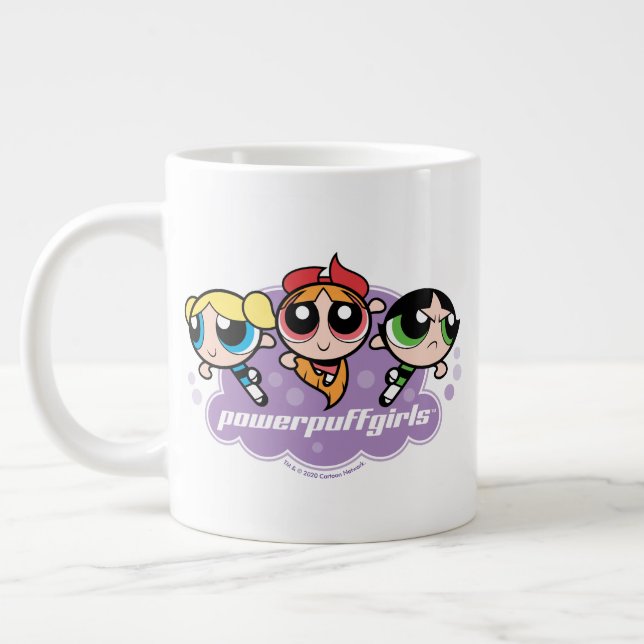 Powerpuff Girls Team Logo Large Coffee Mug (Left)
