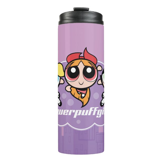 Powerpuff Girls Team Logo Thermal Tumbler (Front)