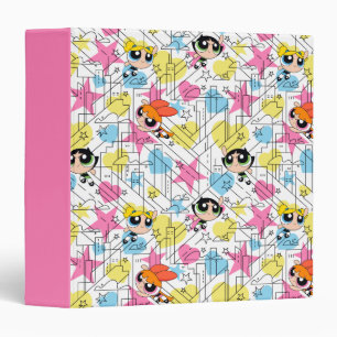 Powerpuff Girls Townsville Pattern Binder