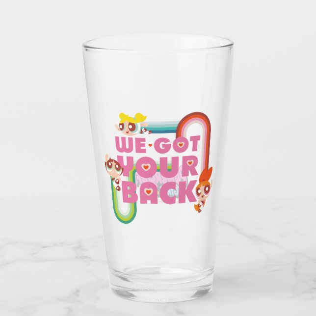 Powerpuff Girls: We Got Your Back Glass (Front)