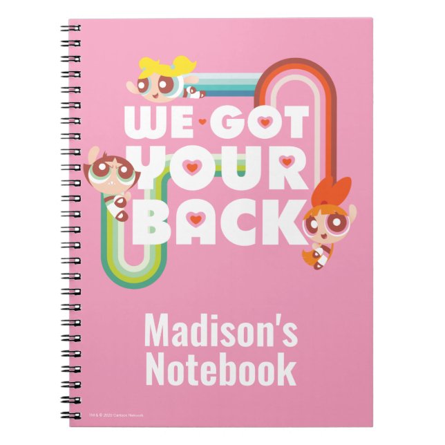 Powerpuff Girls: We Got Your Back Notebook (Front)